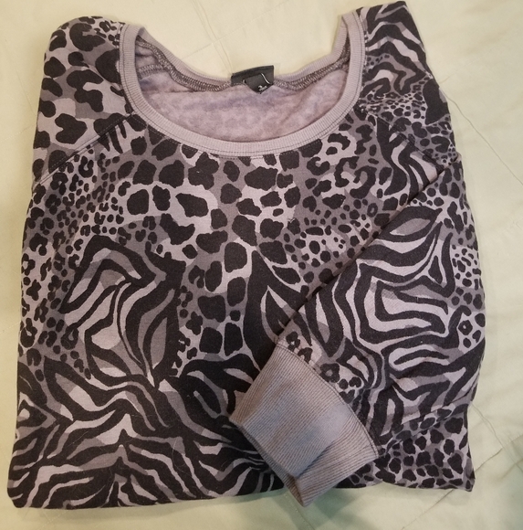 Tops - Torrid Mixed Animal Print Sweatshirt